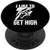 Rock Climber Gifts & Humor Mi piace ottenere un umorismo boulder di arrampicata su roccia PopSockets PopGrip Adesivo