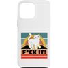 Atteggiamento retrò del gatto impertinen Custodia per iPhone 13 Pro Max Atteggiamento retrò del gatto impertinente