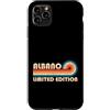 Retro Name Vault Custodia per iPhone 11 Pro Max ALBANO Retro 70s 80s Sunset Stripe