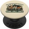 Funny Wildlife Animals Tutti gli animali sono pettable alcuni solo una volta PopSockets PopGrip Adesivo