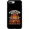 Autumn Pumpkin Harvest Season Custodia per iPhone 7 Plus/8 Plus Patch di zucca Scegli un raccolto autunnale