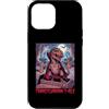 Halloween Glam Retro Vintage Comics Pop Custodia per iPhone 12 Pro Max T-Rex Vampire Undead Dinosaur Tyrannosaurus Spettrale Spaventoso