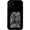 Nordic Warrior Rune Shield Saga Custodia per iPhone 11 Nato dalla leggenda dei guerrieri vichinghi in ferro e