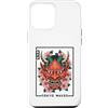 Hannya Oni By Tokyo-Waves Custodia per iPhone 12 Pro Max Maschera Yokai Oni giapponese del demone del diavolo Hannya con fiori di ciliegio