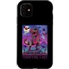 Halloween Glam Retro Vintage Comics Pop Custodia per iPhone 11 T-Rex Frankenstein Mostro Dinosauro Tyrannosaurus Spooky
