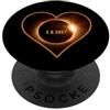 Europe Africa Total Solar Eclipse 2.8.20 Total Solar Eclipse 2 agosto 2027 Tasca Cuore Europa PopSockets PopGrip Adesivo