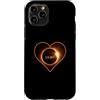 Europe Africa Total Solar Eclipse 2.8.20 Custodia per iPhone 11 Pro Total Solar Eclipse 2 agosto 2027 Tasca Cuore Europa