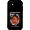 TOKYO WAVES Oni Mask Designs Custodia per iPhone 11 Maschera giapponese del diavolo Hannya giapponese Oni Maschera Yokai Oni