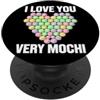 Mochi Dolci Giapponesi Cibo Humor Kawaii Mochi Lover Dolci Giapponesi Cuore Divertente PopSockets PopGrip Adesivo