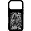 Nordic Warrior Rune Shield Saga Custodia per iPhone 17 Pro Nato dalla leggenda dei guerrieri vichinghi in ferro e