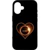 Europe Africa Total Solar Eclipse 2.8.20 Custodia per iPhone 16 Total Solar Eclipse 2 agosto 2027 Tasca Cuore Europa