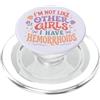 Great Woman Studio Divertente citazione di emorroidi umorismo per le donne PopSockets PopGrip per MagSafe