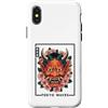 Japanese Aesthetic by Tokyo Waves Custodia per iPhone X/XS Maschera Yokai Oni giapponese del demone del diavolo Hannya con fiori di ciliegio