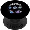 Funny Scientist Student Physics Science Cellule Del Sistema Immunitario Biologia Scienze Insegnante Studente PopSockets PopGrip Adesivo