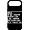 Funny Scientist Student Physics Science Custodia per iPhone Air Ciao sono 30 trilioni di cellule umane biologia scienza Nerd Humor