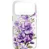 White Violet Purple Lavender Lilac Flora Custodia per iPhone 17 Pro Fiori botanici floreali bianchi viola viola lavanda lilla