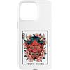 Japanese Oni Mask Aesthetic By TOKYO WAV Custodia per iPhone 15 Pro Max Maschera Yokai Oni giapponese del demone del diavolo Hannya con fiori di ciliegio
