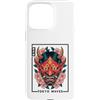 Hannya Oni Mask Aesthetic By TW Custodia per iPhone 15 Pro Max Maschera Yokai Oni giapponese del demone del diavolo Hannya con fiori di ciliegio