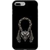 Pink Cowgirl Disco Custodia per iPhone 7 Plus/8 Plus Sfera da discoteca a forma di cuore gotico militare