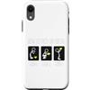 Dibba Designs Custodia per iPhone XR Come raccogliere pulcini Stick Figure Stickman stampato divertente
