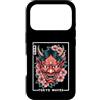Hannya Oni Mask Aesthetic By TW Custodia per iPhone 17 Pro Maschera Yokai Oni giapponese del demone del diavolo Hannya con fiori di ciliegio
