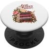Jane Austen Book Lovers Letteratura Classica Collezione Vintage Regency Reader PopSockets PopGrip Adesivo