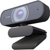 OYU Webcam, 1080P 30Fps, doppio microfono stereo, USB Plug & Play, HD Web Camera compatibile con Zoom/Skype/YouTube, per videochiamate, streaming live e apprendimento online