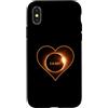 Europe Africa Total Solar Eclipse 2.8.20 Custodia per iPhone X/XS Total Solar Eclipse 2 agosto 2027 Tasca Cuore Europa