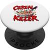 Clever Witty Cereal Designs Killer di cereali per gli amanti dei cereali PopSockets PopGrip Adesivo
