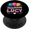 Happy Birthday Lucy Buon compleanno Lucy PopSockets PopGrip Adesivo