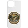 NATIONAL PARK RETRO HERITAGE WILDERNESS Custodia per iPhone 14 LAGO AMERICA ANGLER BASSO CLUB AVVENTURA MARE