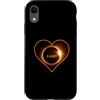 Europe Africa Total Solar Eclipse 2.8.20 Custodia per iPhone XR Total Solar Eclipse 2 agosto 2027 Tasca Cuore Europa
