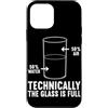 Funny Scientist Student Physics Science Custodia per iPhone 12 mini Tecnicamente il vetro è chimica completa Scienza Geek Fisica