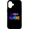 Swahili Pride Collection Custodia per iPhone 16 Design di auguri in swahili Jambo Rafiki