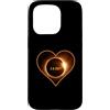 Europe Africa Total Solar Eclipse 2.8.20 Custodia per iPhone 15 Pro Total Solar Eclipse 2 agosto 2027 Tasca Cuore Europa