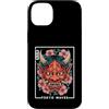 Hannya Oni By Tokyo-Waves Custodia per iPhone 14 Plus Maschera giapponese del diavolo Yokai del diavolo Hannya Giappone Oni