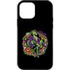 Halloween Glam Retro 90s Graffiti Pop Ar Custodia per iPhone 12 mini Flamingo Frankenstein Mostro Spettrale Spaventoso Infestato Horror