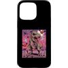 Halloween Glam Retro Vintage Comics Pop Custodia per iPhone 15 Pro Max T-Rex Frankenstein Monster Dinosaur Tyrannosaurus Spaventoso