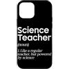 Funny Scientist Student Physics Science Custodia per iPhone 12 mini Insegnante di Scienze Definizione Chimica Fisica STEM Insegnante