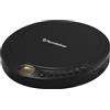 Roadstar PCD-498NMP/BK Discman Lettore CD-MP3 / WMA, CDA, CD-R, CD-RW, Portatile con Auricolari Inclusi, senza Fili, Funzione Anti-Shock, Display LCD, Batterie, Cavo USB, Nero