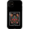 Japanese Oni Mask Aesthetic By TOKYO WAV Custodia per iPhone 11 Hannya Oni Mask Devil Yokai - Maschera giapponese con tatuaggio demone