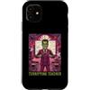 Halloween Glam Retro Vintage Comics Pop Custodia per iPhone 11 Insegnante Frankenstein Monster School College Spooky Spaventoso Uomini
