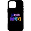 Swahili Pride Collection Custodia per iPhone 16 Pro Max Design di auguri in swahili Jambo Rafiki
