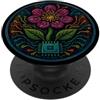 Cyberpunk Electronics Hardware Designs Circuito Stampa Blocco Fiore Arte Botanica PopSockets PopGrip Adesivo