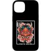 Japanese Aesthetic by Tokyo Waves Custodia per iPhone 13 Maschera Yokai Oni giapponese del demone del diavolo Hannya con fiori di ciliegio
