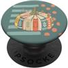 Autumn Reader Biblioteca degli insegnanti di lettura autunnale degli amanti dei libri di zucca PopSockets PopGrip Adesivo