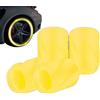 Generic Tappi coprivalvola per pneumatici che si illuminano al buio, 4 tappi fluorescenti per valvole dei pneumatici, decorativi, coprivalvola per pneumatici, per equitazione e ciclismo