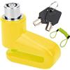 GNAUMORE Blocca Disco Freno,Blocca Disco Freno Per Moto,Impermeabile,Per Moto,Bici,Motocross E Scooter,Giallo 1PC