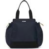 K-Way Borsa Shopper Aisy in Nylon, Blu, 28x42x13 cm, con Doppio Manico e Tracolla Amovibile