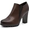 IF Fashion Scarpe da Donna Francesine Ricamo Tacco Grosso Pelle Sintetica CH1990